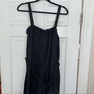 Black pant romper brand NWT